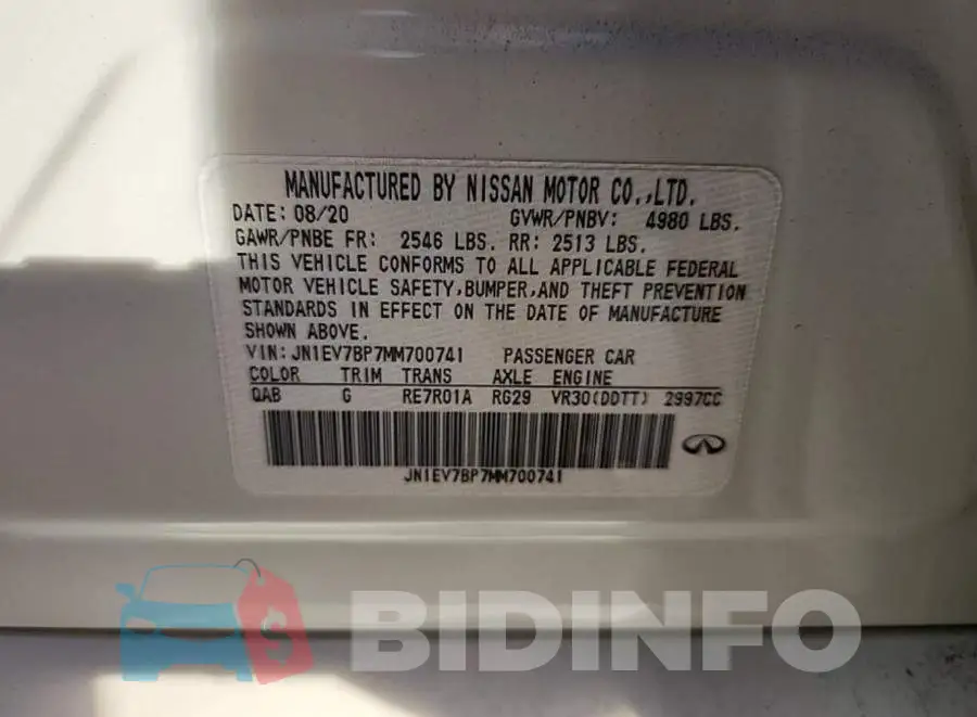 JN1EV7BP7MM700741 Photo# 8
