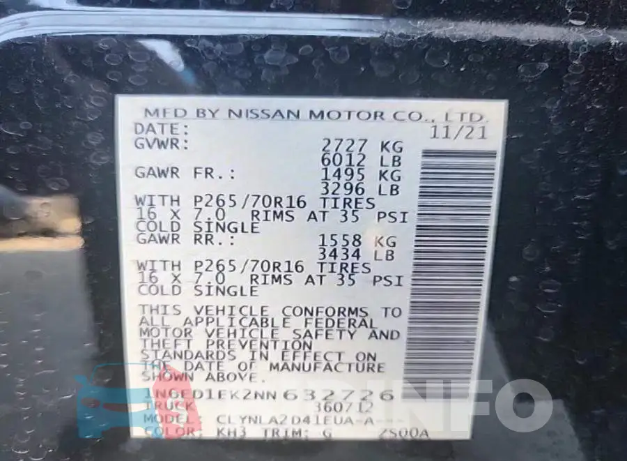 1N6ED1EK2NN632726 Photo# 8
