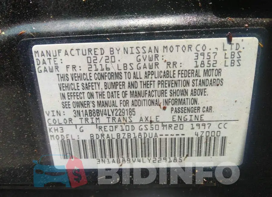 3N1AB8BV4LY229185 Photo# 9