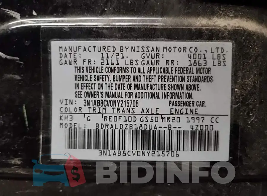3N1AB8CV0NY215706 Photo# 8