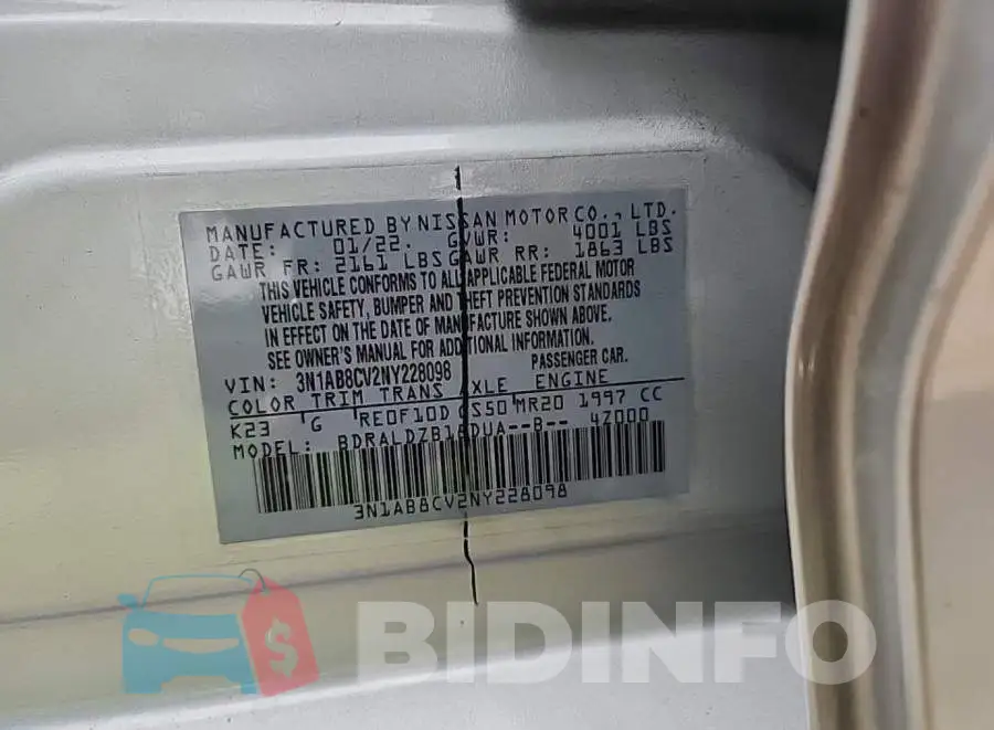 3N1AB8CV2NY228098 Photo# 8