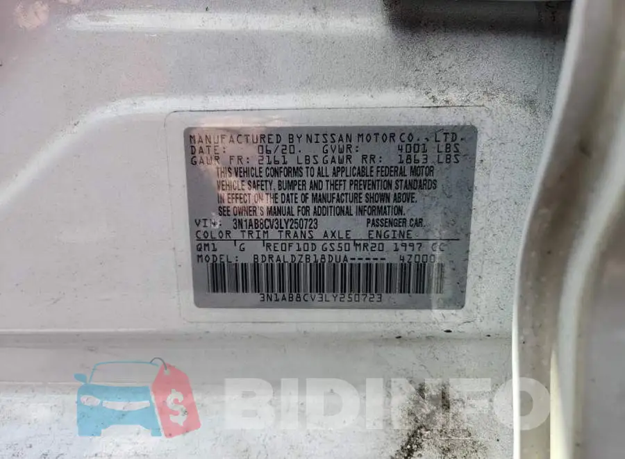 3N1AB8CV3LY250723 Photo# 8