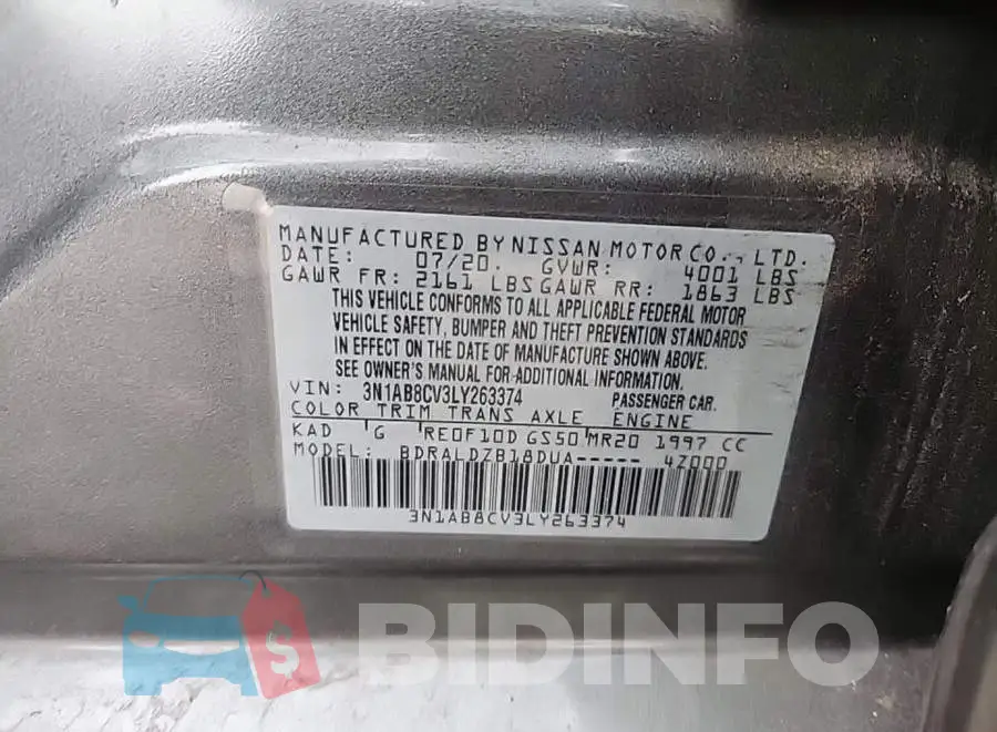 3N1AB8CV3LY263374 Photo# 8
