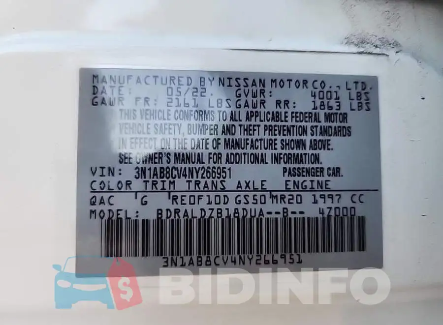 3N1AB8CV4NY266951 Photo# 8