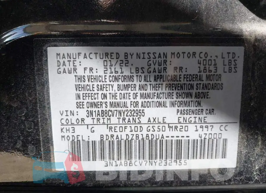 3N1AB8CV7NY232955 Photo# 9