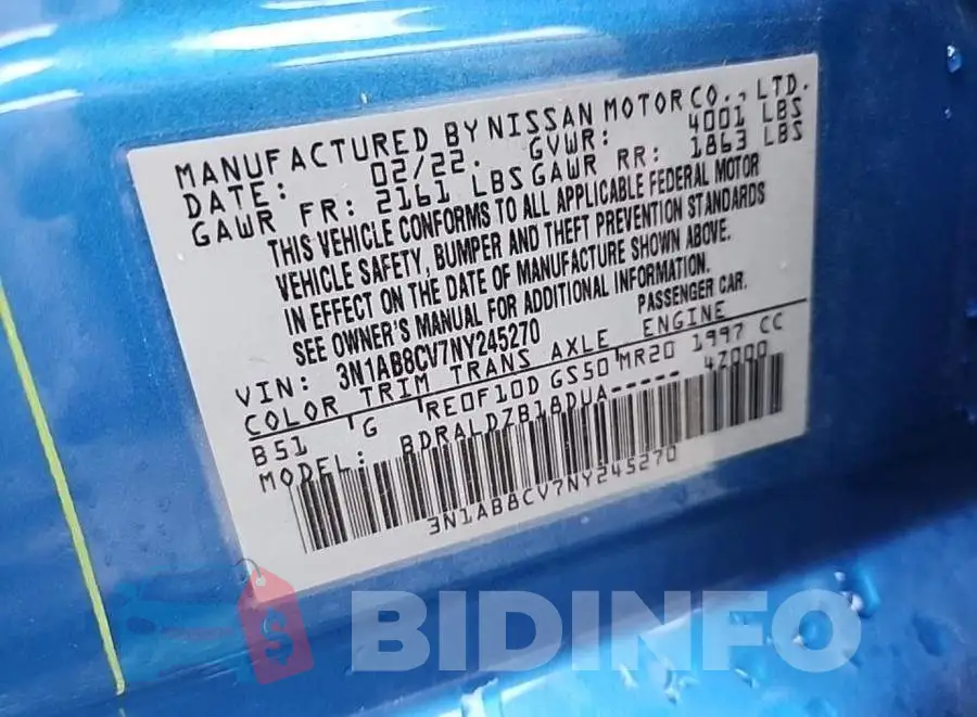 3N1AB8CV7NY245270 Photo# 8