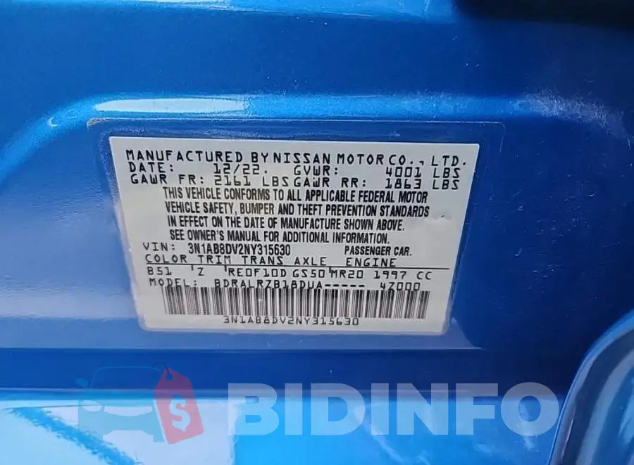 3N1AB8DV2NY315630 Photo# 8