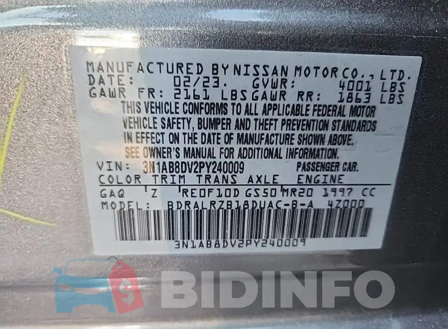 3N1AB8DV2PY240009 Photo# 8