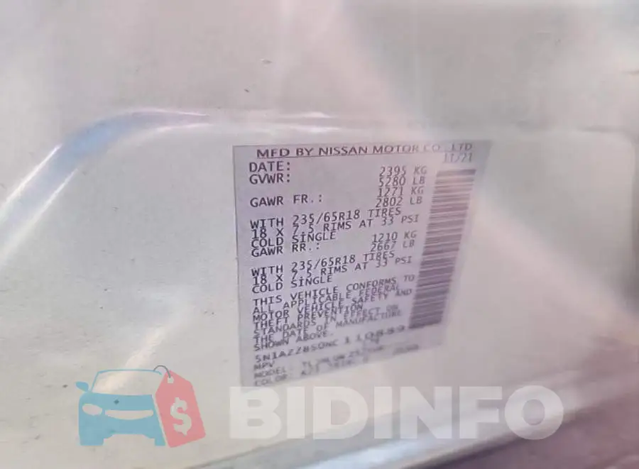 5N1AZ2BS0NC110889 Photo# 8