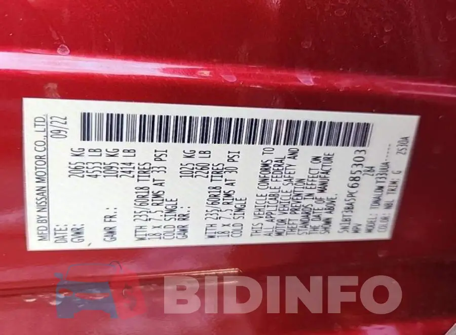 5N1BT3BA5PC685303 Photo# 8