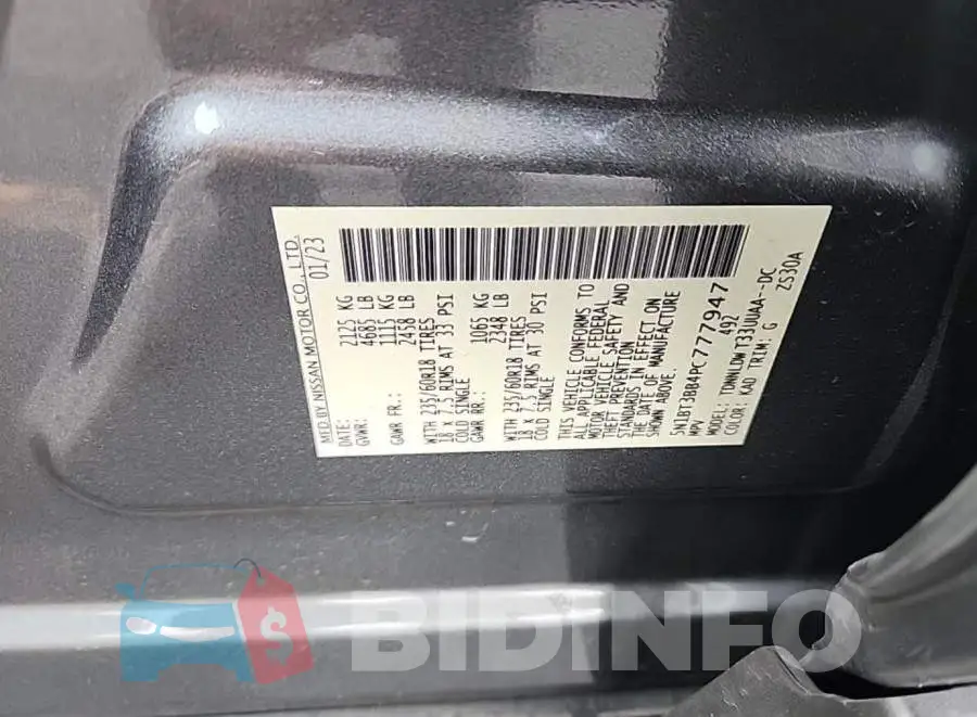 5N1BT3BB4PC777947 Photo# 8