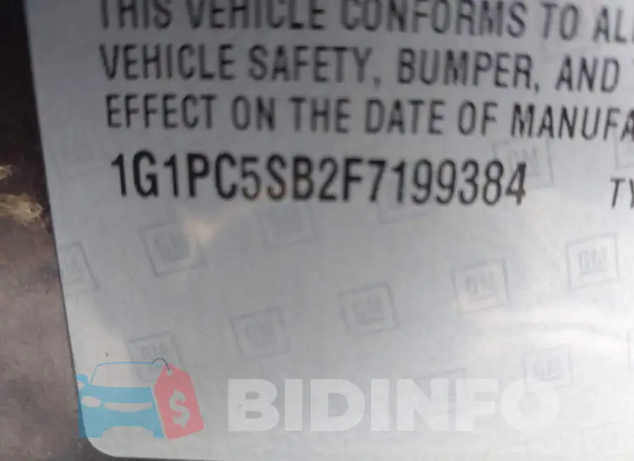 1G1PC5SB2F7199384 Photo# 9