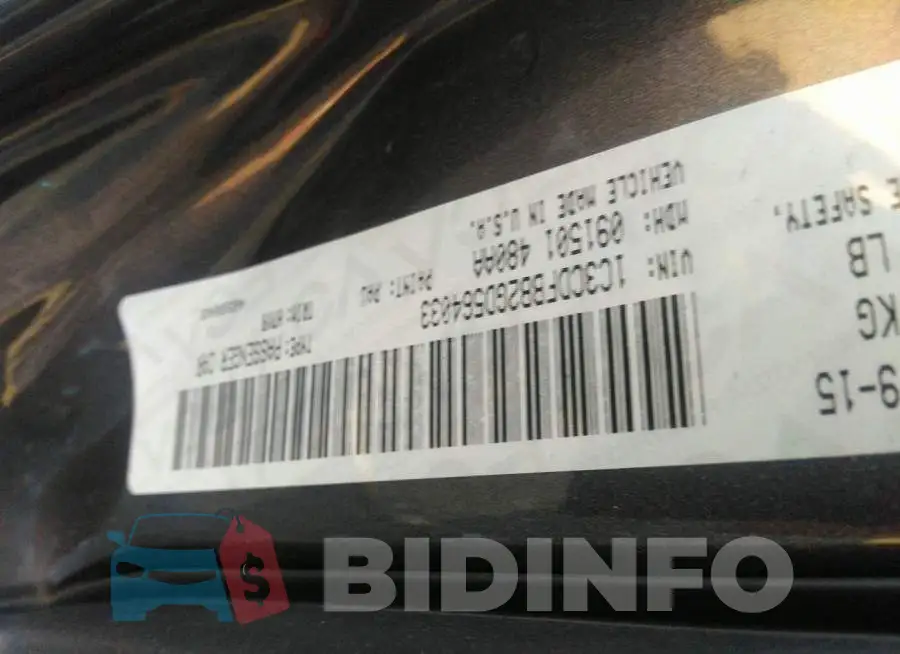 1C3CDFBB2GD564033 Photo# 9
