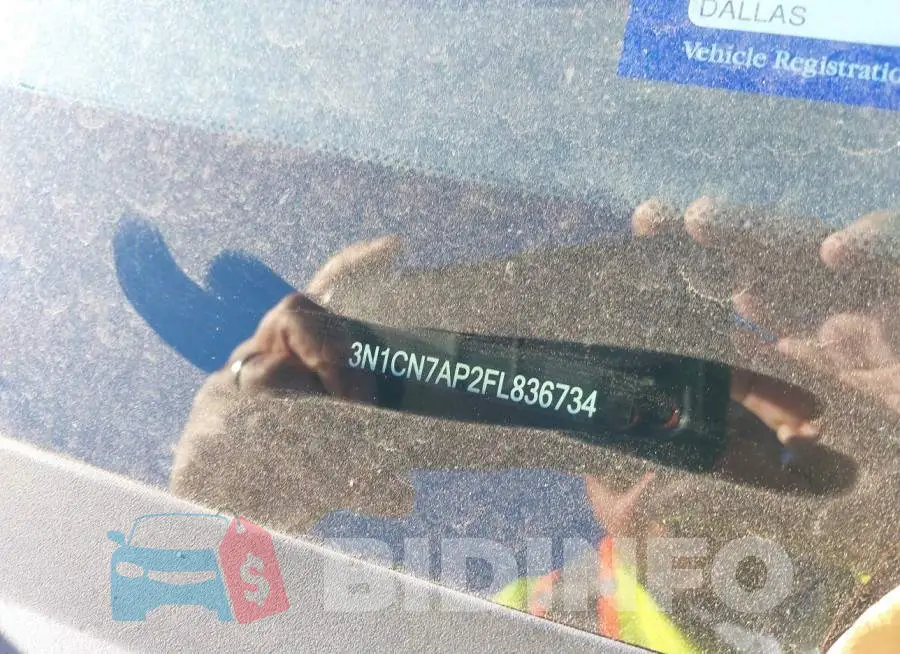 3N1CN7AP2FL836734 Photo# 9