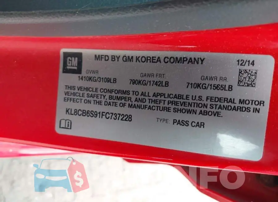 KL8CB6S91FC737228 Photo# 9