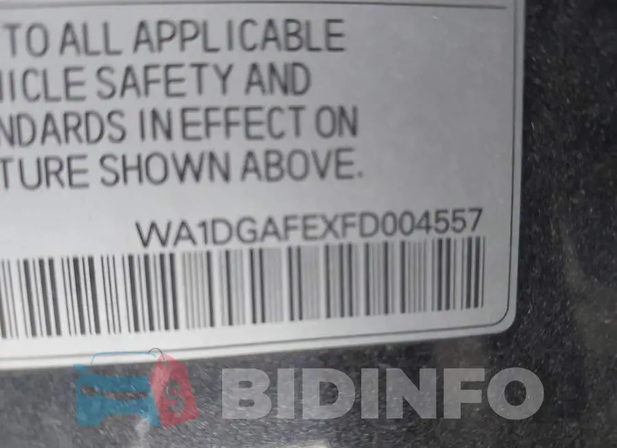 WA1DGAFEXFD004557 Photo# 9