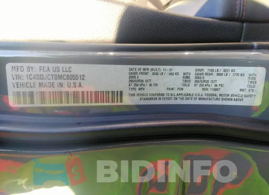 1C4SDJCT0MC805512 Photo# 9