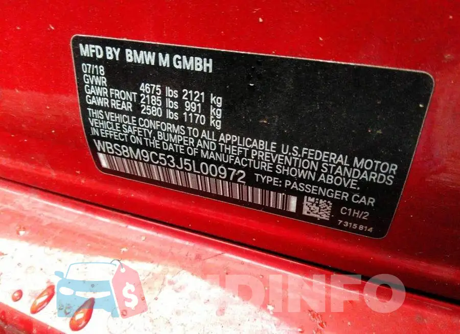 WBS8M9C53J5L00972 Photo# 9