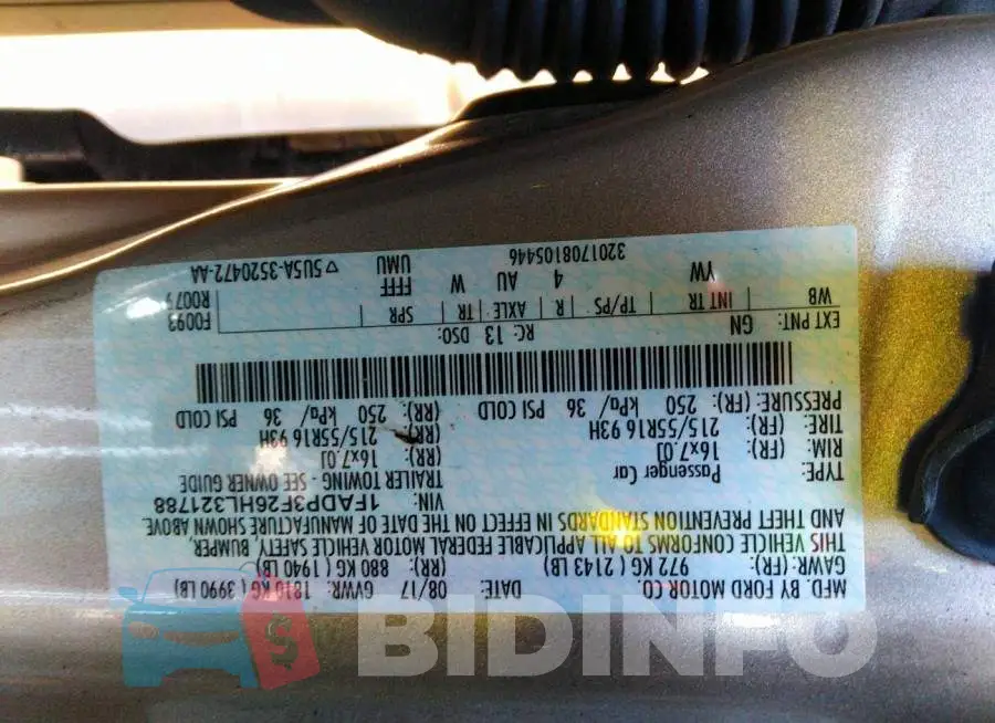 1FADP3F26HL321788 Photo# 9