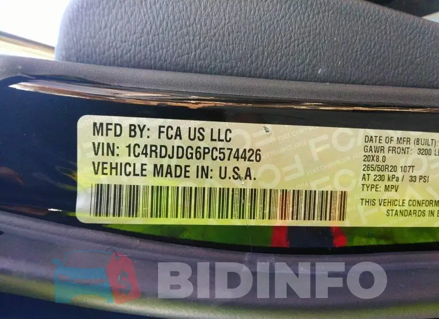1C4RDJDG6PC574426 Photo# 9
