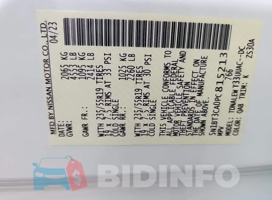 5N1BT3CA0PC815213 Photo# 8
