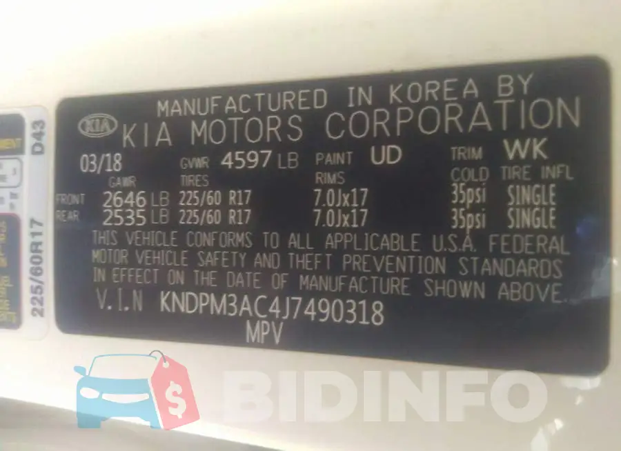 KNDPM3AC4J7490318 Photo# 9