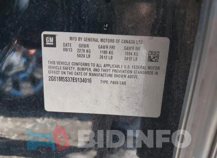 2G61M5S37E9134016 Photo# 9