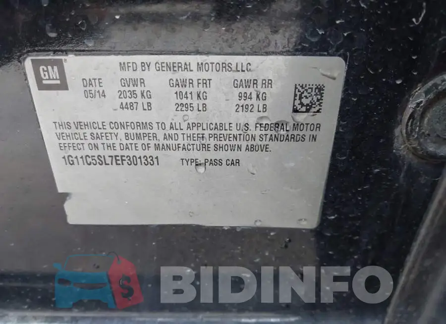 1G11C5SL7EF301331 Photo# 9