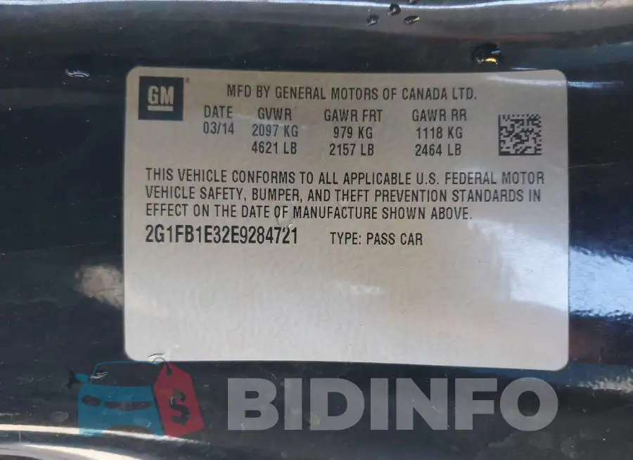 2G1FB1E32E9284721 Photo# 9