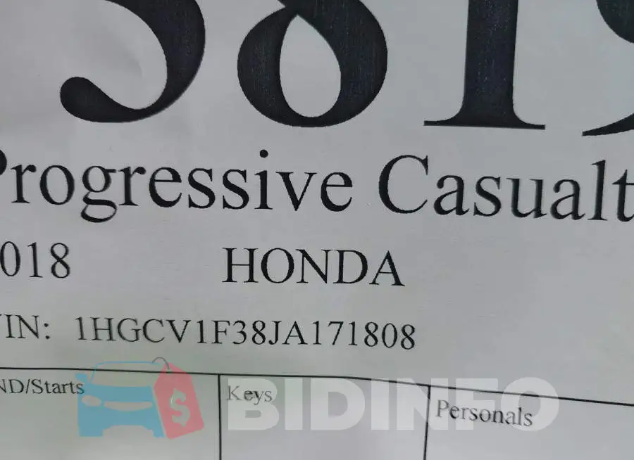 1HGCV1F38JA171808 Photo# 9