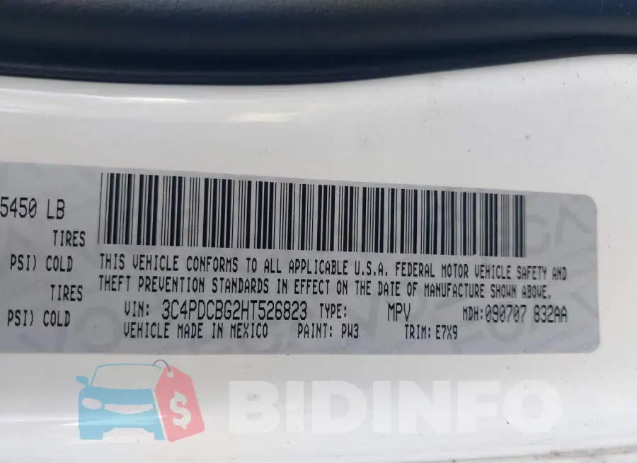 3C4PDCBG2HT526823 Photo# 9