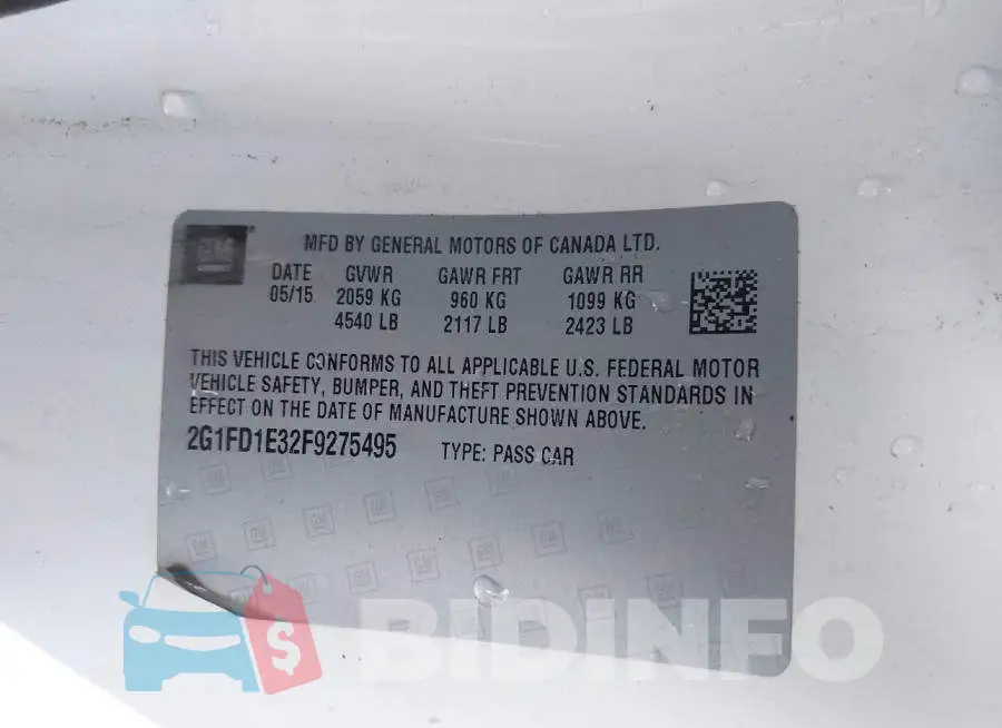 2G1FD1E32F9275495 Photo# 9