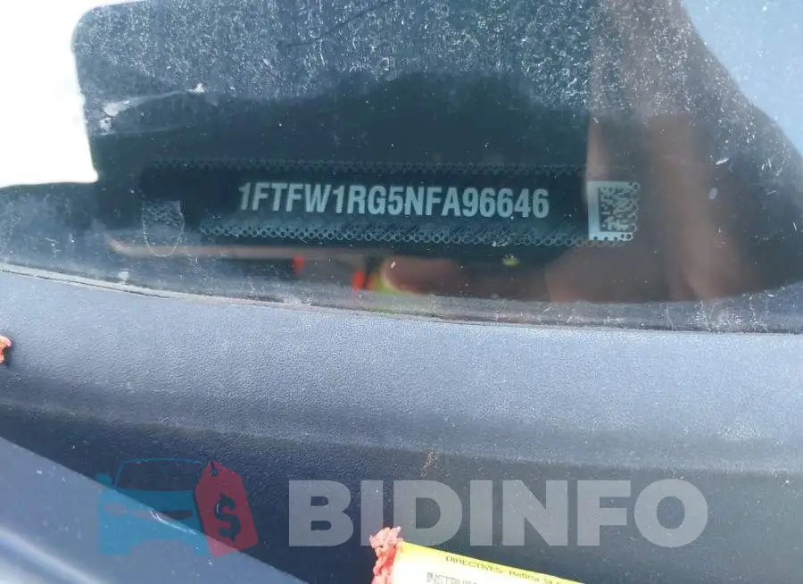 1FTFW1RG5NFA96646 Photo# 9