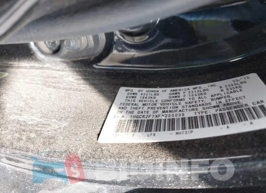 1HGCR2F7XFA200035 Photo# 9