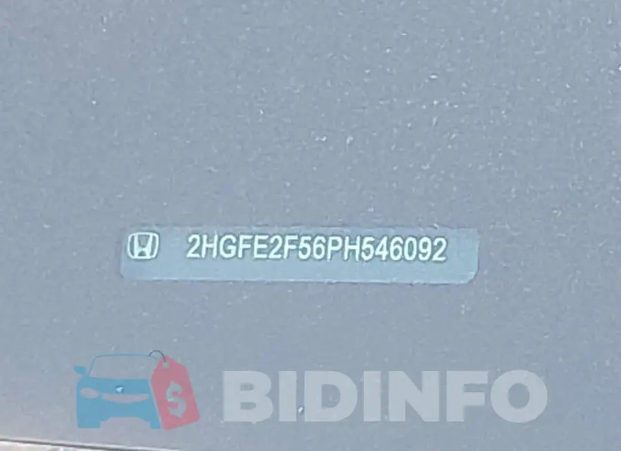 2HGFE2F56PH546092 Photo# 9