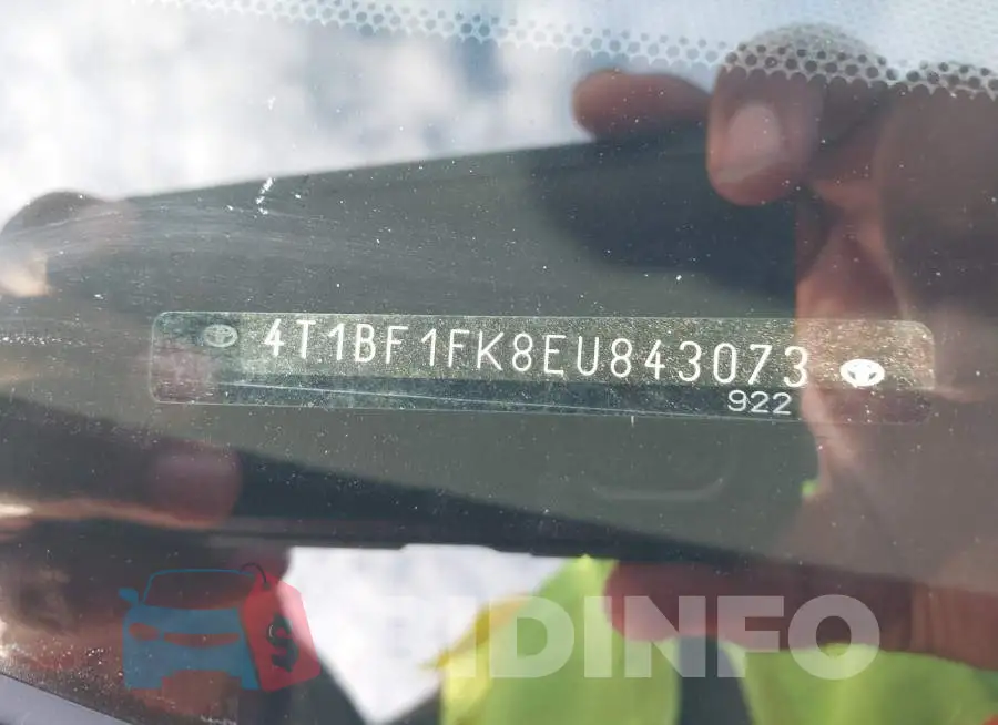 4T1BF1FK8EU843073 Photo# 9