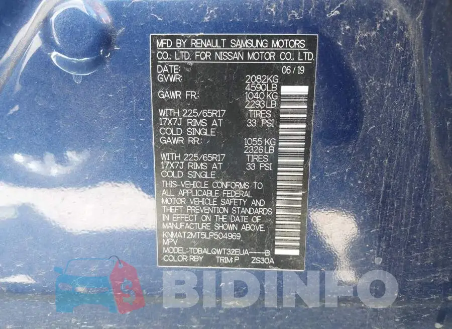 KNMAT2MT5LP504969 Photo# 9