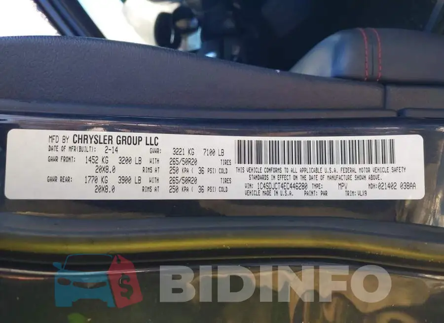 1C4SDJCT4EC446280 Photo# 9