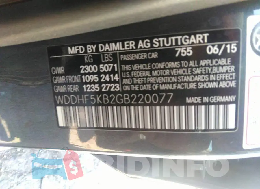 WDDHF5KB2GB220077 Photo# 9
