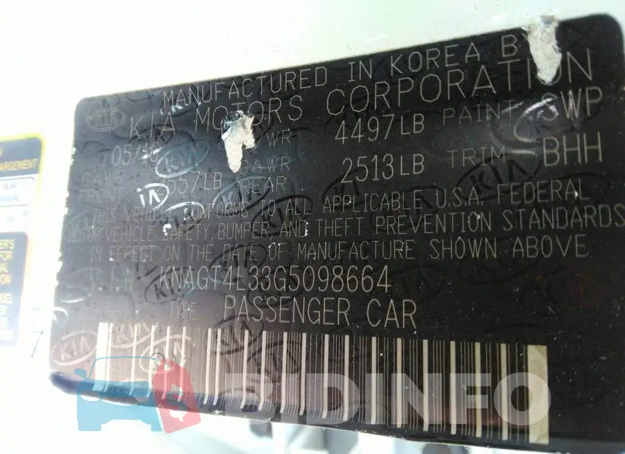KNAGT4L33G5098664 Photo# 9