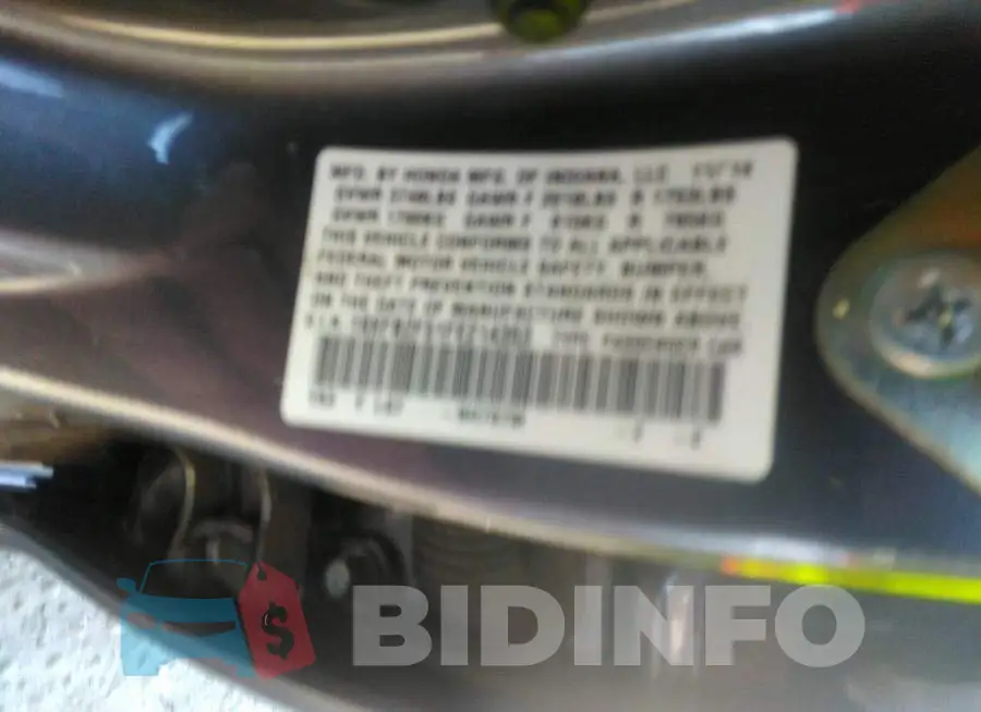 19XFB2F51FE214353 Photo# 9