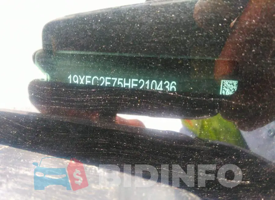 19XFC2F75HE210436 Photo# 9