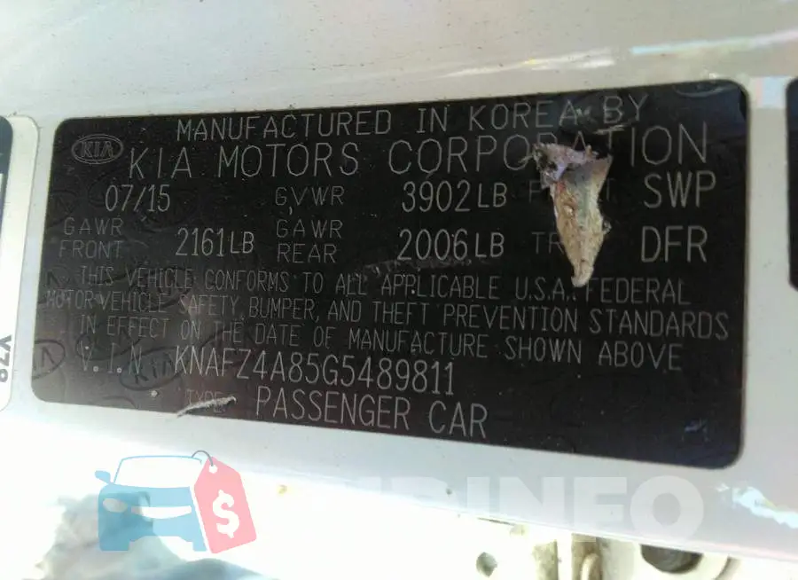KNAFZ4A85G5489811 Photo# 9