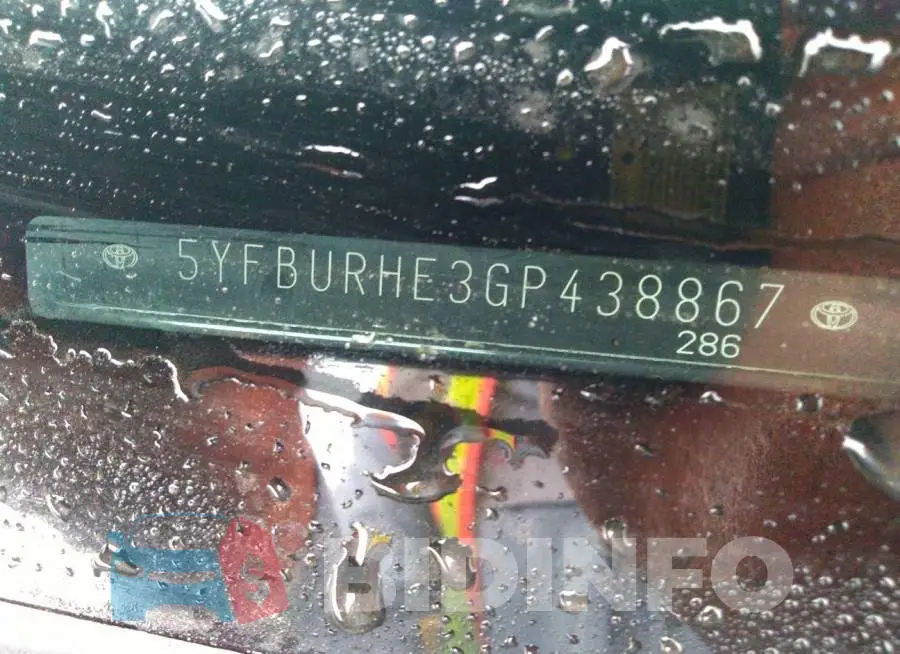 5YFBURHE3GP438867 Photo# 9