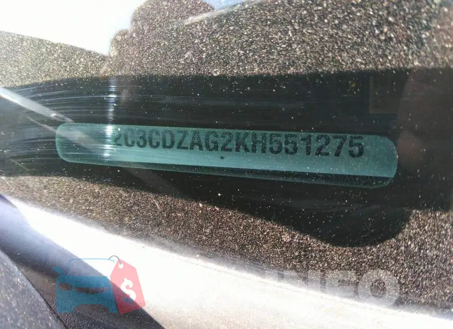 2C3CDZAG2KH551275 Photo# 9