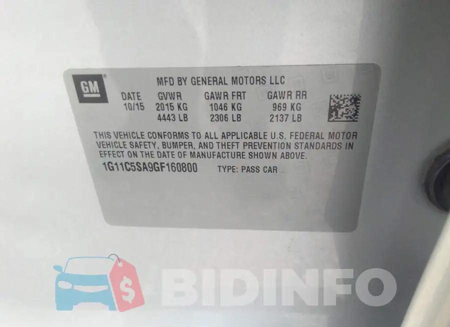 1G11C5SA9GF160800 Photo# 9