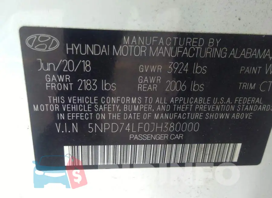 5NPD74LF0JH380000 Photo# 9
