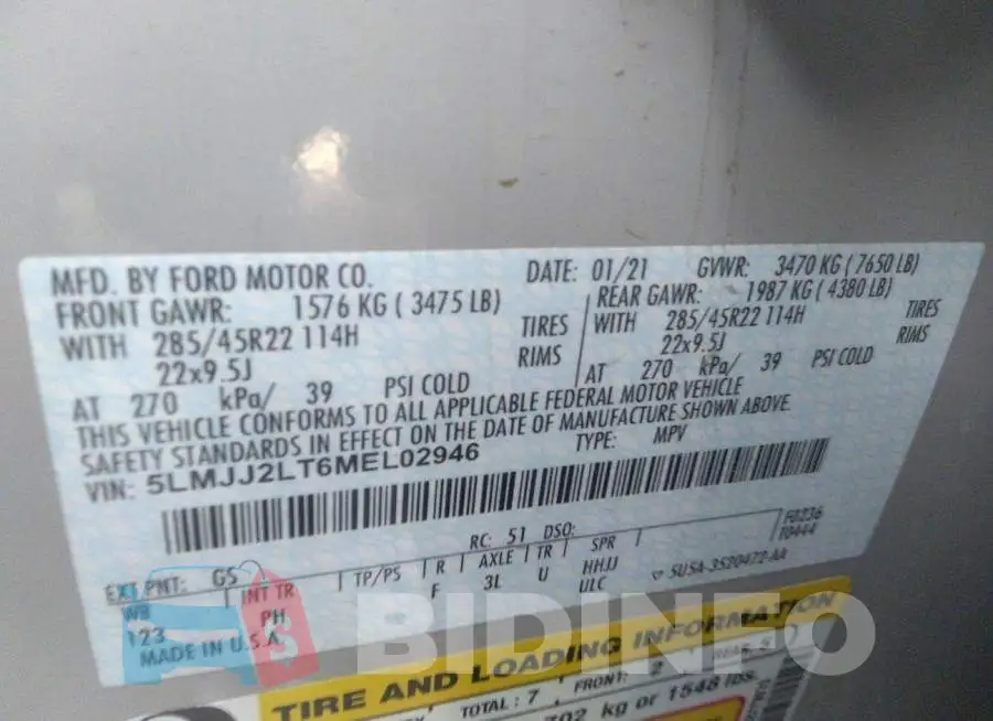 5LMJJ2LT6MEL02946 Photo# 9