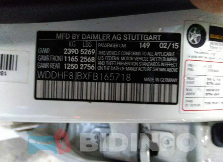WDDHF8JBXFB165718 Photo# 9