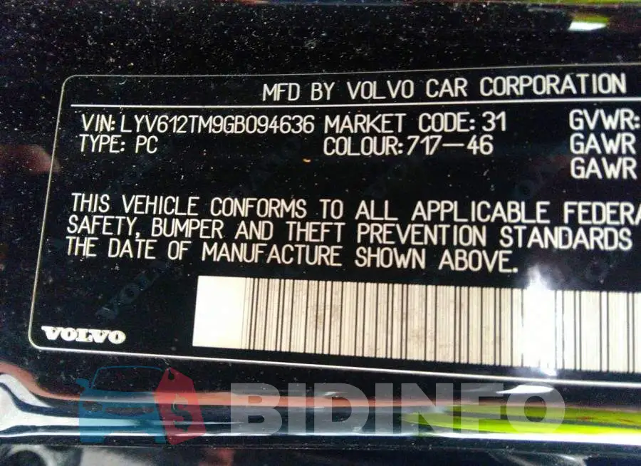 LYV612TM9GB094636 Photo# 9